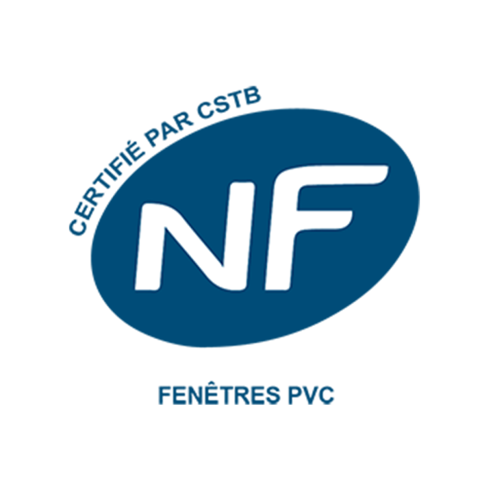 Logo Certifier par CSTB NF Fenetres PVC